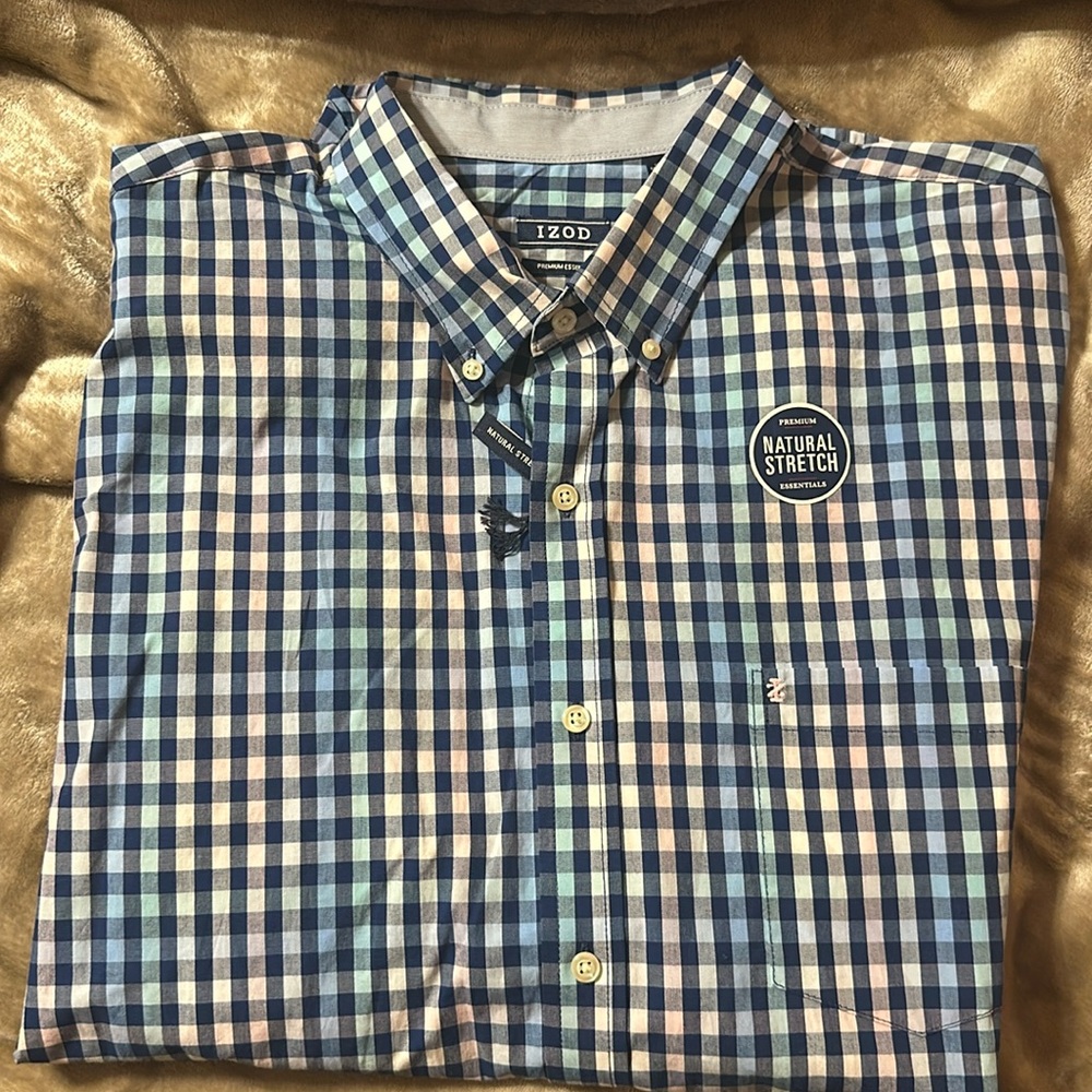 NWT IZOD Men’s Shirt long  sleeve new wit tags